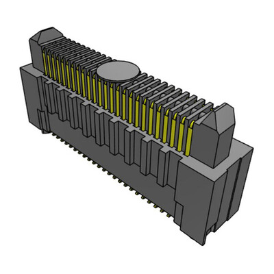50 Position Connector Header, Center Strip Contacts Surface Mount Gold - 1