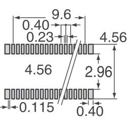 50 Position Connector Header, Outer Shroud Contacts Surface Mount Gold - Panasonic Electric Works (1)