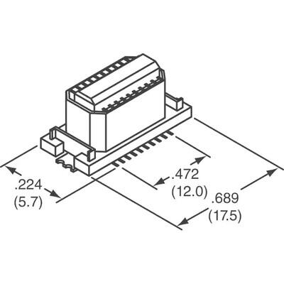 50 Position Connector Receptacle, Center Strip Contacts Surface Mount Gold - 2