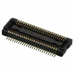 50 Position Connector Socket, Center Strip, Outer Edge Contacts Surface Mount Gold - 1