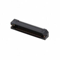 50 Position Connector Socket, Outer Shroud Contacts Surface Mount Gold - Samtec Inc.