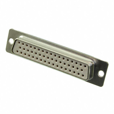 50 Position D-Sub Receptacle, Female Sockets Connector - 1