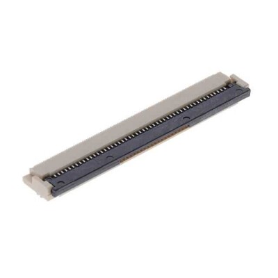 50 Position FFC, FPC Connector Contacts, Bottom 0.020