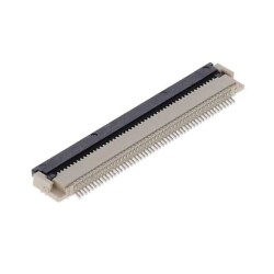 50 Position FFC, FPC Connector Contacts, Bottom 0.020