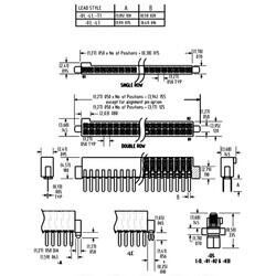 50 Position Receptacle Connector Surface Mount - 4