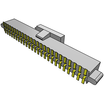 50 Position Receptacle Connector Surface Mount - 2