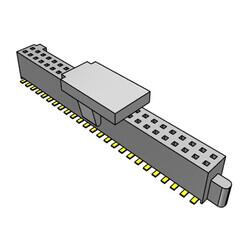 50 Position Receptacle Connector Surface Mount - Samtec Inc.