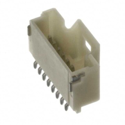 Connector Header Surface Mount, Right Angle 8 position 0.039