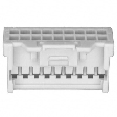 18 Rectangular Connectors - Housings Receptacle Natural 0.079