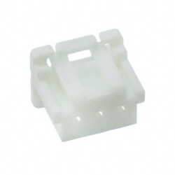 3 Rectangular Connectors - Housings Receptacle Natural 0.079