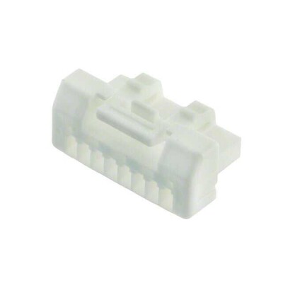 8 Rectangular Connectors - Housings Plug Natural 0.049