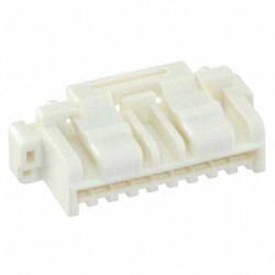 9 Position Rectangular Housing Connector Plug Beige or White 0.059