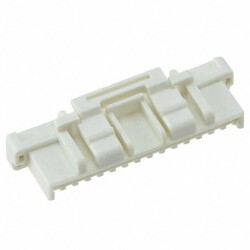 15 Position Rectangular Housing Connector Plug Beige or White 0.059
