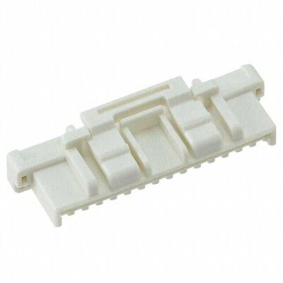 15 Position Rectangular Housing Connector Plug Beige or White 0.059