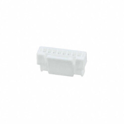 8 Position Rectangular Housing Connector Receptacle Natural 0.049