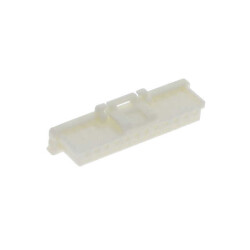 12 Position Rectangular Housing Connector Receptacle White 0.079