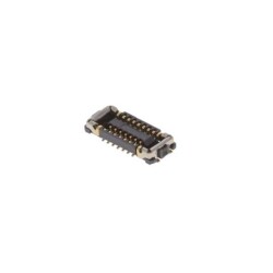 14 Position Connector Receptacle, Center Strip Contacts Surface Mount Gold - Molex
