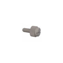 M4x0.7 Knob Thumb Screw Slotted Drive Nylon - Essentra Components
