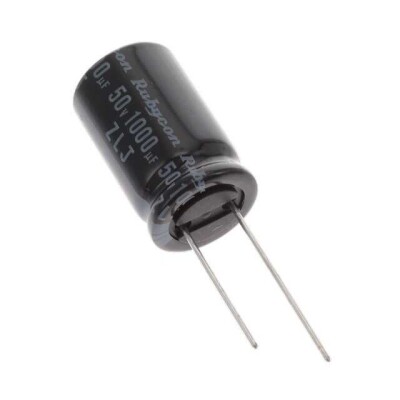1000 µF 50 V Aluminum Electrolytic Capacitors Radial, Can 10000 Hrs @ 105°C - 1