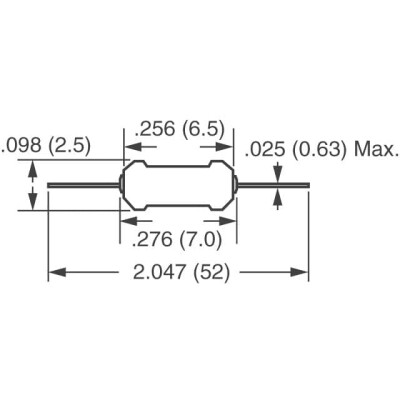 51.1 Ohms ±1% 0.6W Through Hole Resistor Axial Metal Film - 2