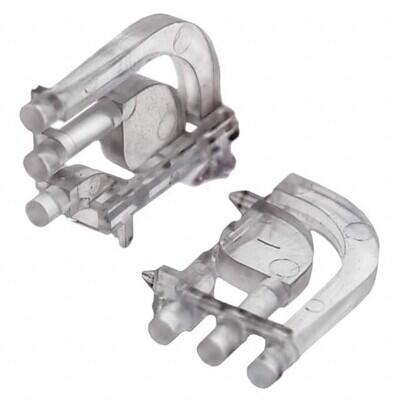 Light Pipe 3 High Clear Rigid Board Mount, Press Fit, Right Angle - 2