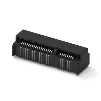 52 Position Female Connector PCI Express Mini Card Gold 0.031