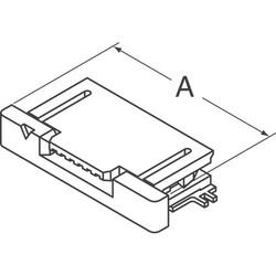 6 Position Connector Contacts, Top 0.020