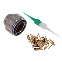 55 Position Circular Connector Plug, Male Pins Crimp - Amphenol Aerospace Operations