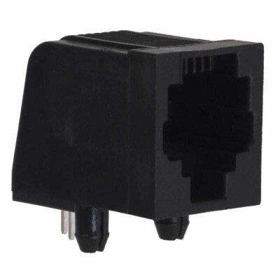 Jack Modular Connector 6p4c (RJ11, RJ14) 90° Angle (Right) Unshielded Cat3 - 1