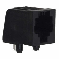 Jack Modular Connector 6p4c (RJ11, RJ14) 90° Angle (Right) Unshielded Cat3 - 1