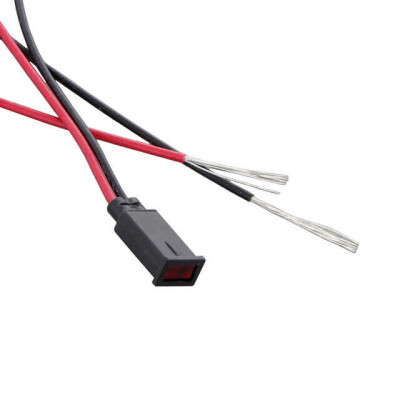 LED Panel Indicator Red 104° 2V 20mA Wire Leads - 14