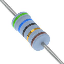 56 Ohms ±1% 0.25W, 1/4W Through Hole Resistor Axial Metal Film - YAGEO
