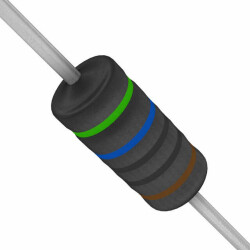 560 Ohms ±1% 1W Through Hole Resistor Axial Wirewound - Ohmite