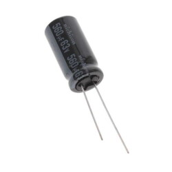 560 µF 63 V Aluminum Electrolytic Capacitors Radial, Can 10000 Hrs @ 105°C - Nichicon