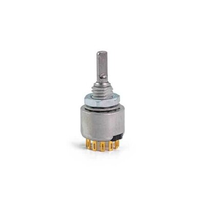 Rotary Switch 2 ~ 10 Position SP10T 200mA (AC/DC) 115 VAC Panel Mount - 1