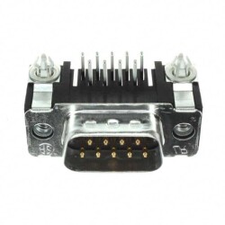 9 Position D-Sub Plug, Male Pins Connector - TE Connectivity AMP Connectors