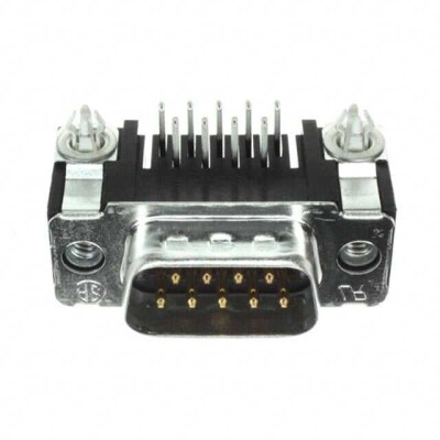 9 Position D-Sub Plug, Male Pins Connector - 1