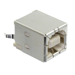 USB-B (USB TYPE-B) USB 2.0 Receptacle Connector 4 Position Through Hole - TE Connectivity AMP Connectors