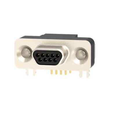 9 Position D-Type, Micro-D Plug, Male Pins Connector - 1