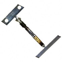 Edge Terminal Non-Gendered 20-24 AWG Crimp Gold - TE Connectivity AMP Connectors