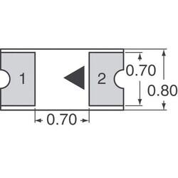 Blue 470nm LED Indication - Discrete 3.2V 0603 (1608 Metric) - 3