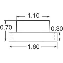 Blue 470nm LED Indication - Discrete 3.2V 0603 (1608 Metric) - Dialight (1)