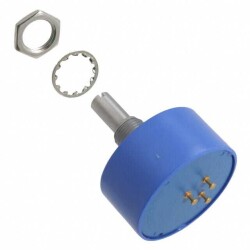 5k Ohm 1 Gang Linear Panel Mount Potentiometer 1.0 Turns Conductive Plastic 1.5W Solder Turret - Bourns Inc.