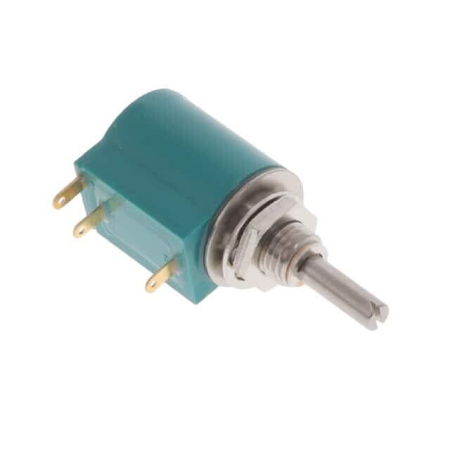  5k Ohm 1 Gang Linear Panel Mount Potentiometer None 3.0 Kierros Wirewound 0.75w, 3/4w Solder Lug