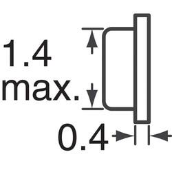 5MHz Ceramic Resonator Built in Capacitor 39pF ±0.2% 60 Ohms -20°C ~ 80°C Surface Mount - 2