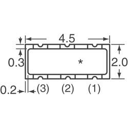 5MHz Ceramic Resonator Built in Capacitor 39pF ±0.2% 60 Ohms -20°C ~ 80°C Surface Mount - 3