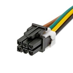 6 Position Cable Assembly Rectangular Socket to Socket 0.984' (300.00mm, 11.81