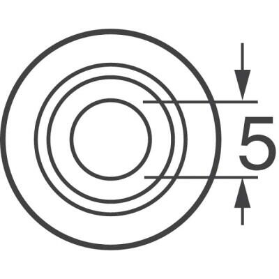 6 Position Circular Connector Plug, Male Pins Solder, Crimp Pin Adapter Available - 3