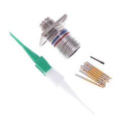6 Position Circular Connector Receptacle, Female Sockets Crimp - Amphenol Aerospace Operations