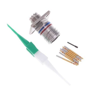 6 Position Circular Connector Receptacle, Female Sockets Crimp - 1